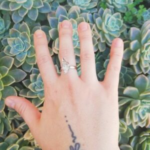Seaweed & Silverleaf Ring