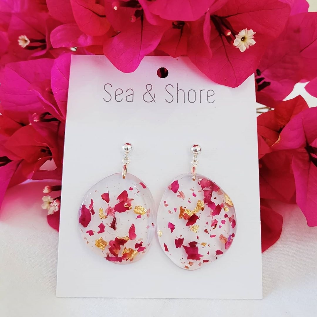 Bougainvillea and Gold Leaf Set - Image 3