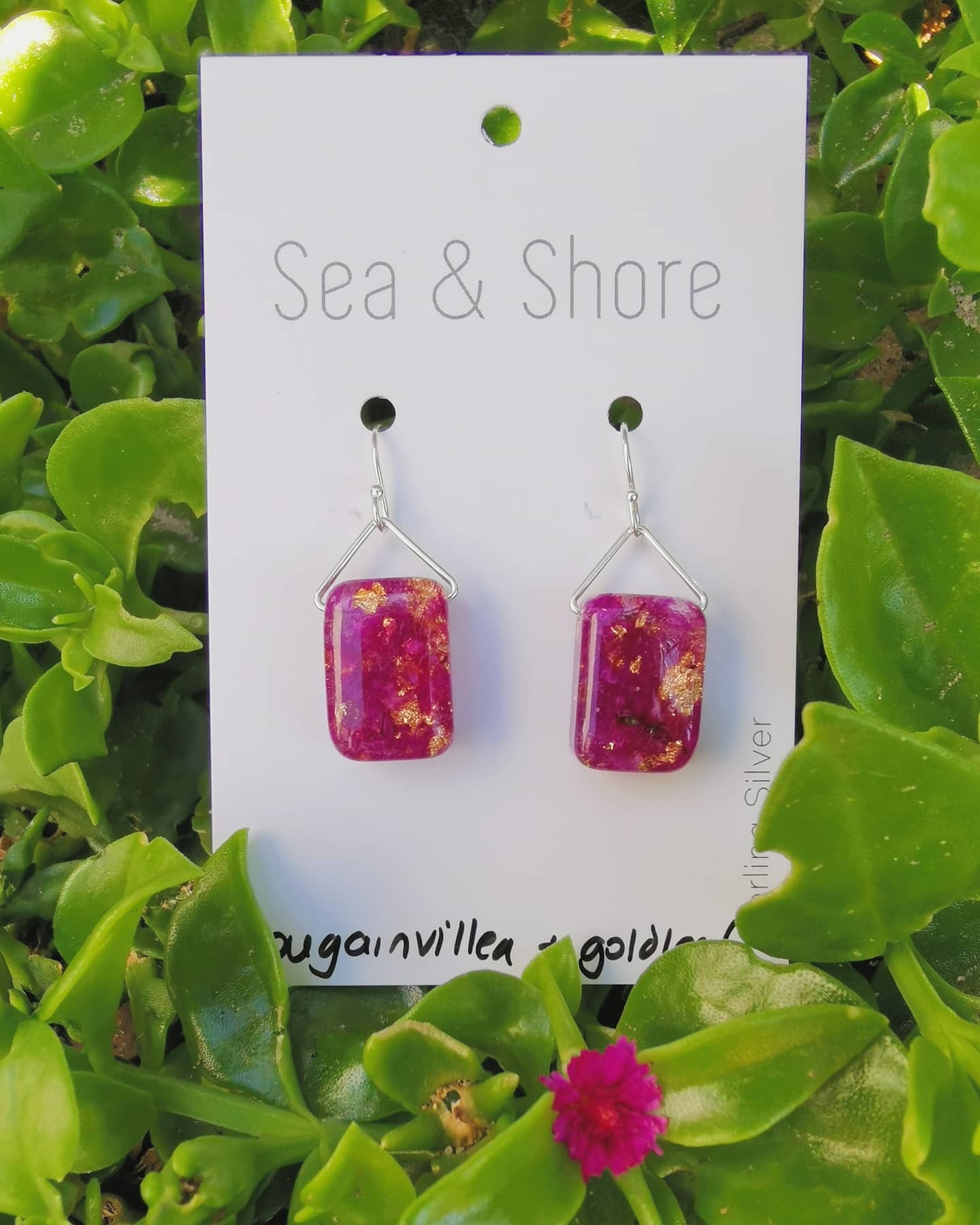 Bougainvillea and Gold Leaf Set - Image 2